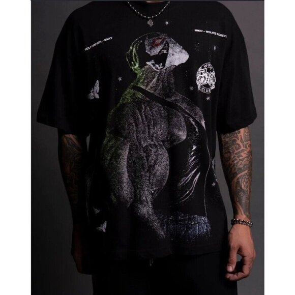 Darc Sport Bane Side By Side Premium‎ Tee Black L XL RARE SOLD OUT Batman - Picture 4 of 6